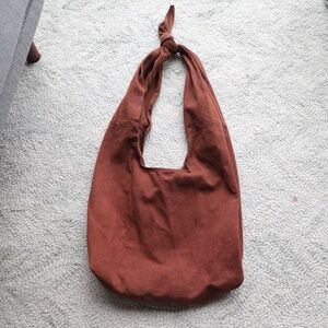 Rust Color Cotton Canvas Tsuno Bag